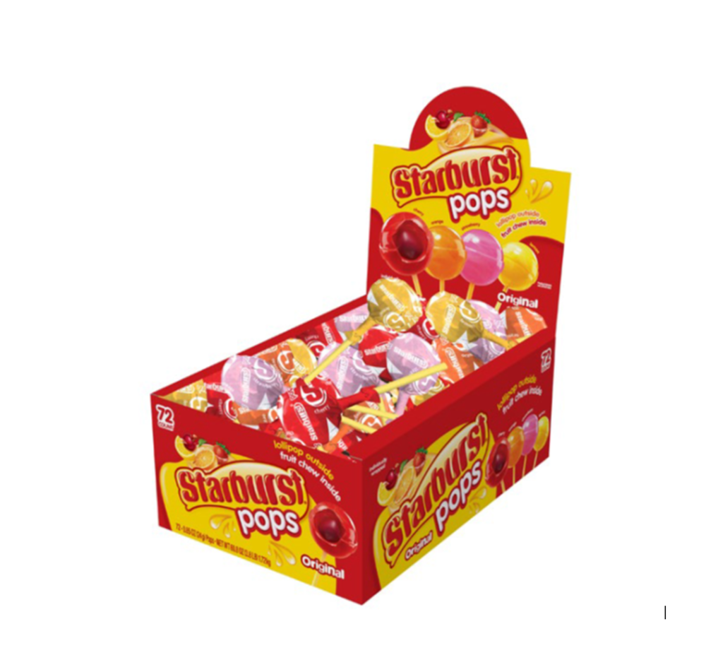 Spangler Starburst Pops 24g