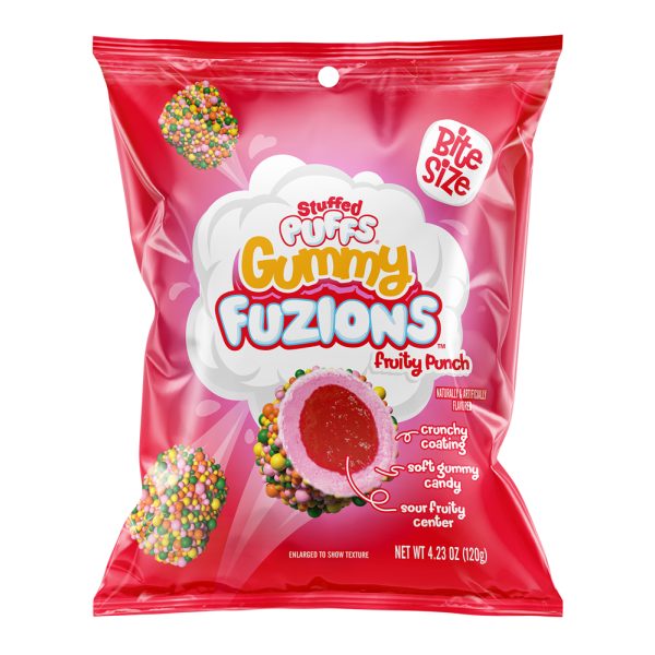 Stuffed Puffs Gummy Fuzions Fruity Punch 120g