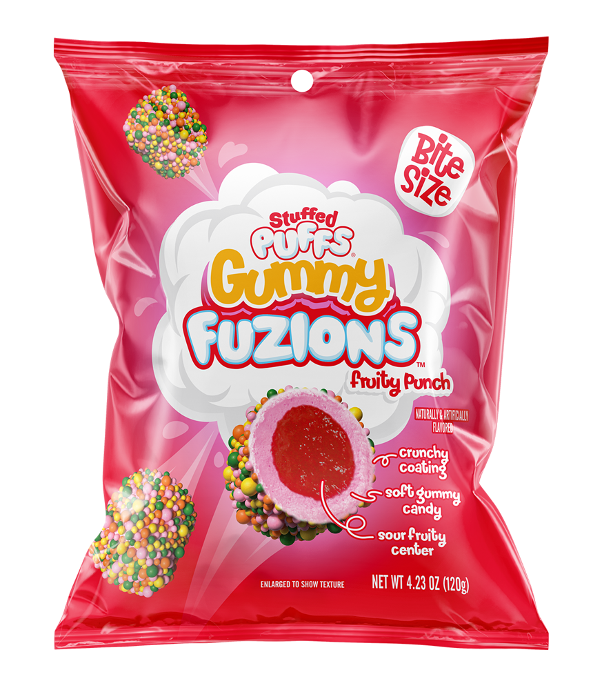 Stuffed Puffs Gummy Fuzions Fruity Punch 120g