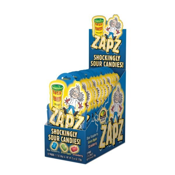 Toxic Waste Zapz Assorted Sour Candies 60g