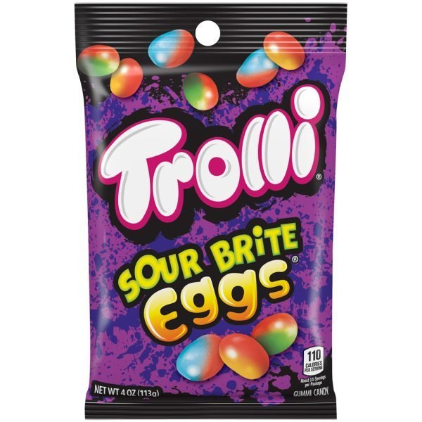 Trolli Peg Bag Sour Brite Crawler Eggs 113g