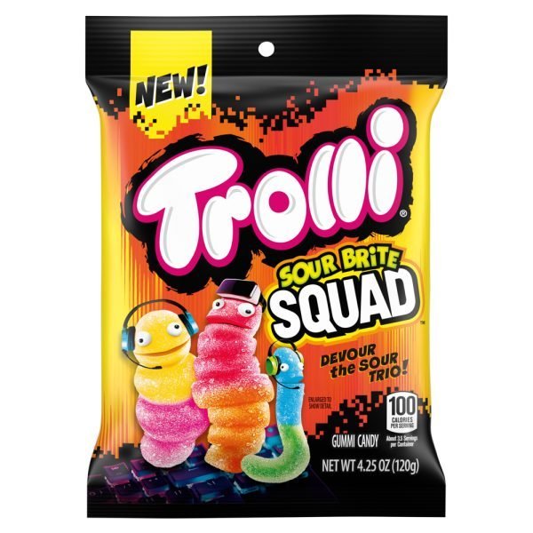 Trolli Sour Brite Squad Peg Bag 120g