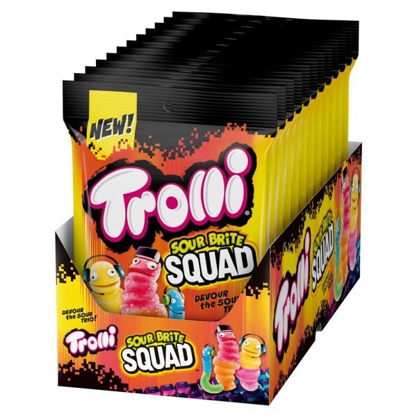 Trolli Sour Brite Squad Peg Bag 120g