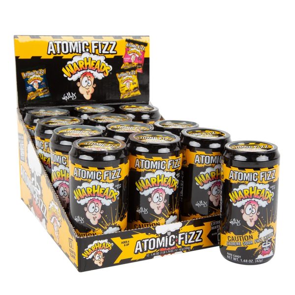Warheads Atomic Fizz Hard Candy Canister 42g