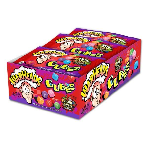 Warheads Sour Chewy Cubes 56g