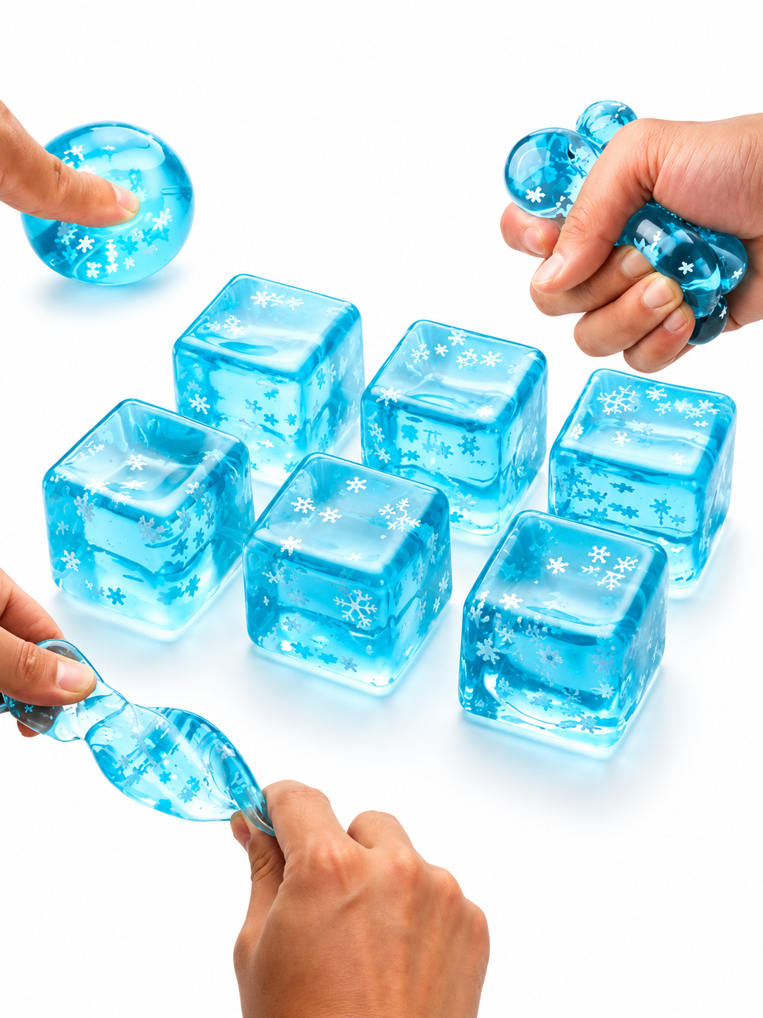 Ice Cube Snow Flake Squeezy - Image 2