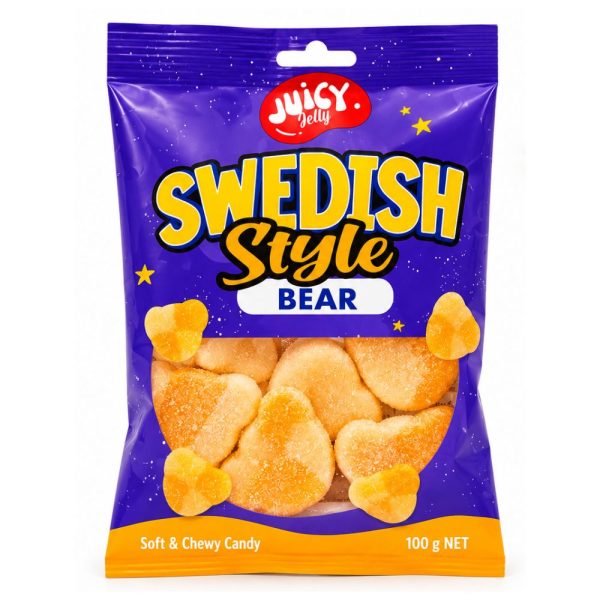 Juicy Jelly Swedish Mango Bear Hang Bag 100g