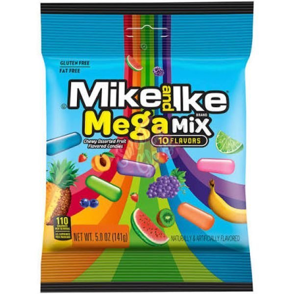 Mike & Ike Mega Mix Peg Bag 142g