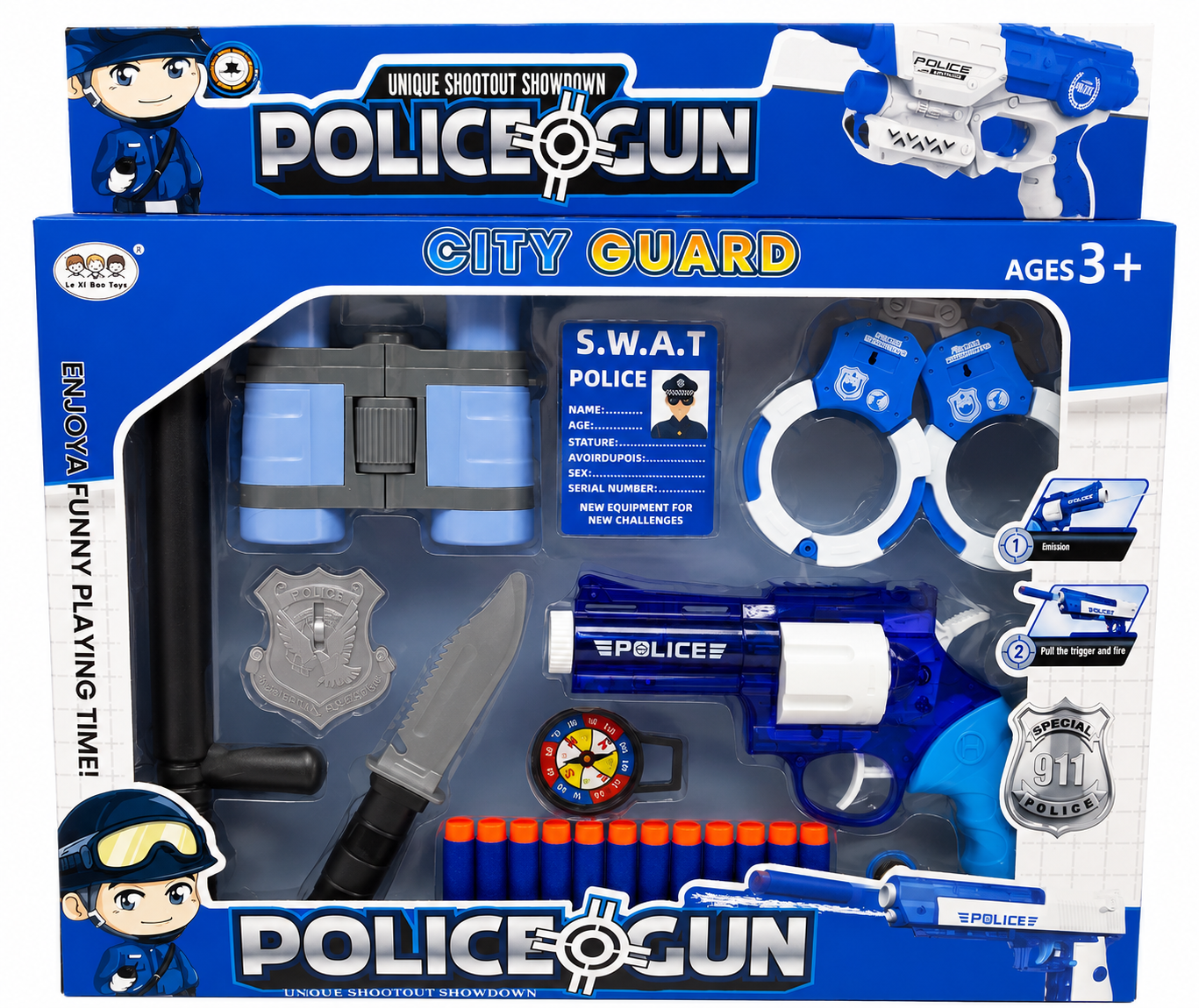 Police Gun Toy Set