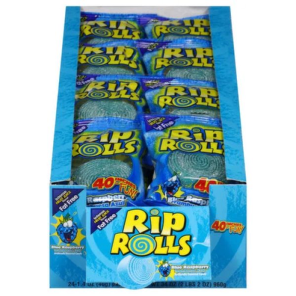 Rip Rolls Blue Raspberry 40g