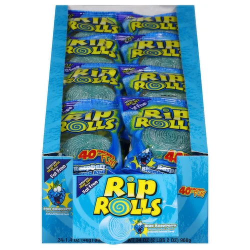 Rip Rolls Blue Raspberry 40g
