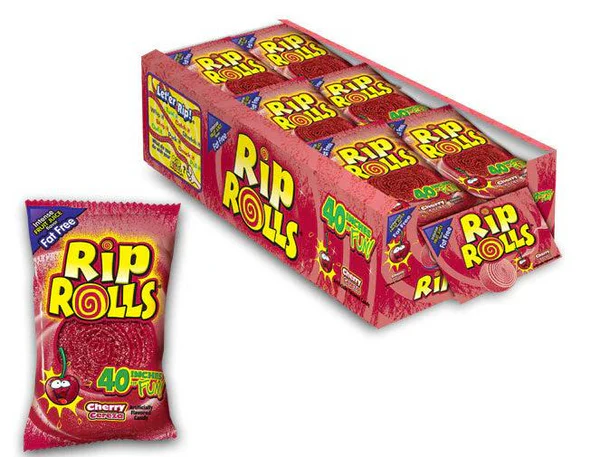 Rip Rolls Cherry 40g