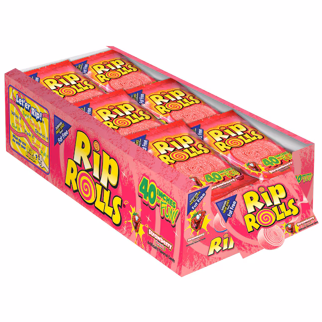 Rip Rolls Strawberry 40g