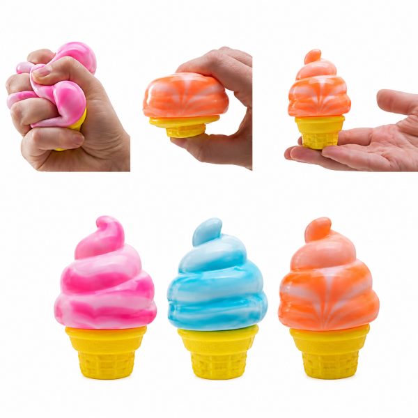 Soft Serve Ice Cream Squeezy Sensory Toy