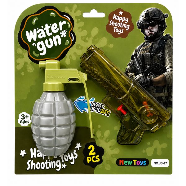 Toy Watergun & Grenade