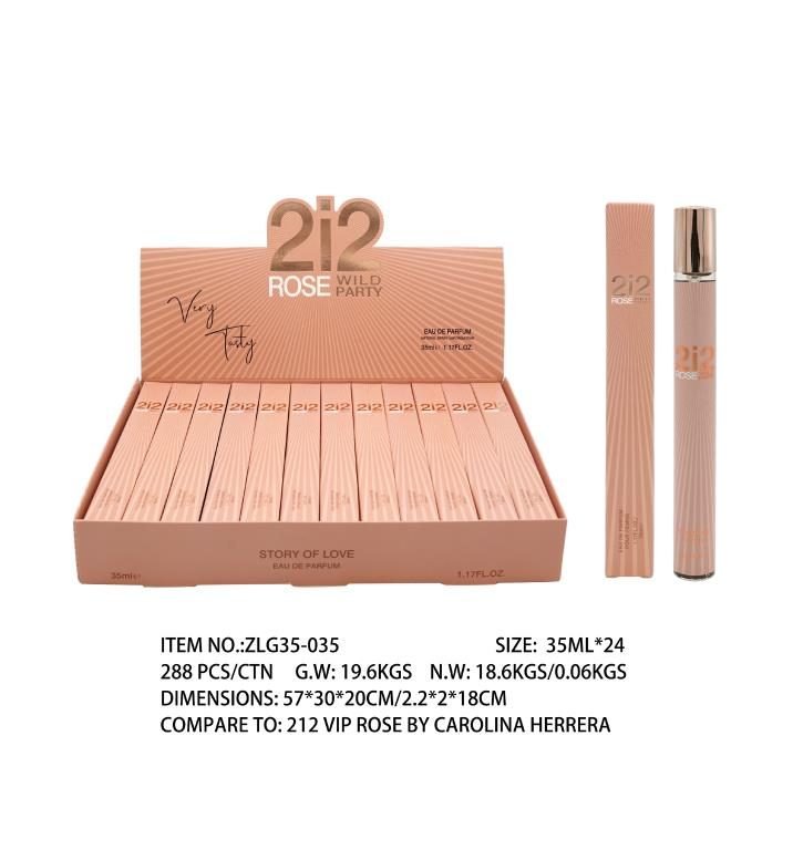 35ML 212 Rose Wild Party - Smells like 212 VIP Rose by Carlina Herrera (D)
