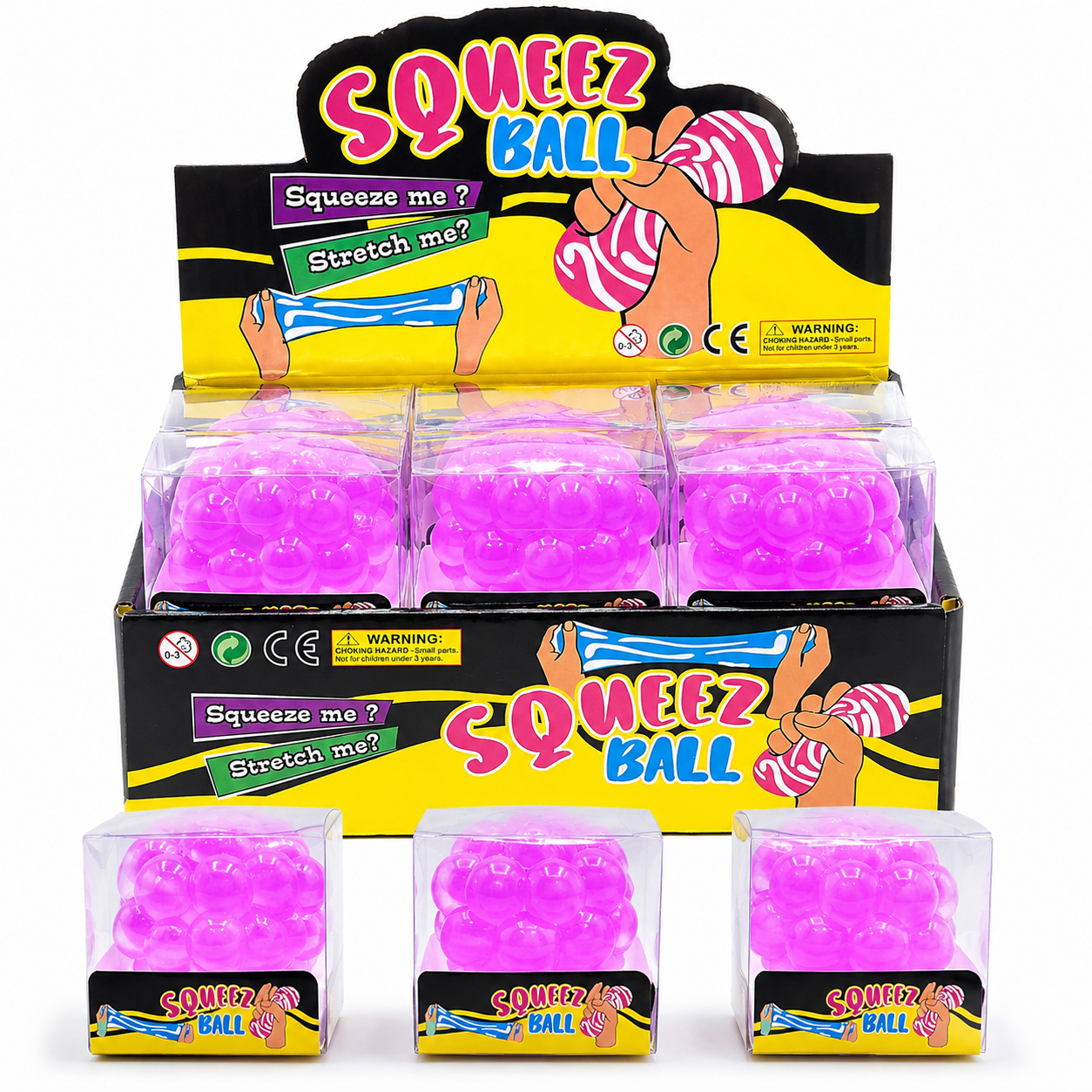 Squeez Ball Bead Fidget Toy