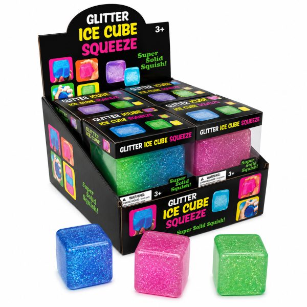 Glitter Ice Cube Squeezy