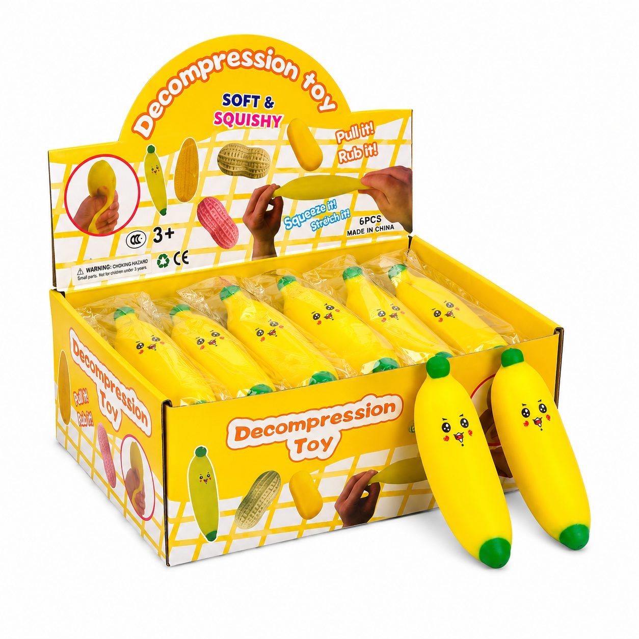 Squishy Small Banana Toy
