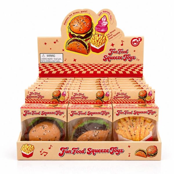 Squishy Squeeze - Food Series Taco, Burger & Fries