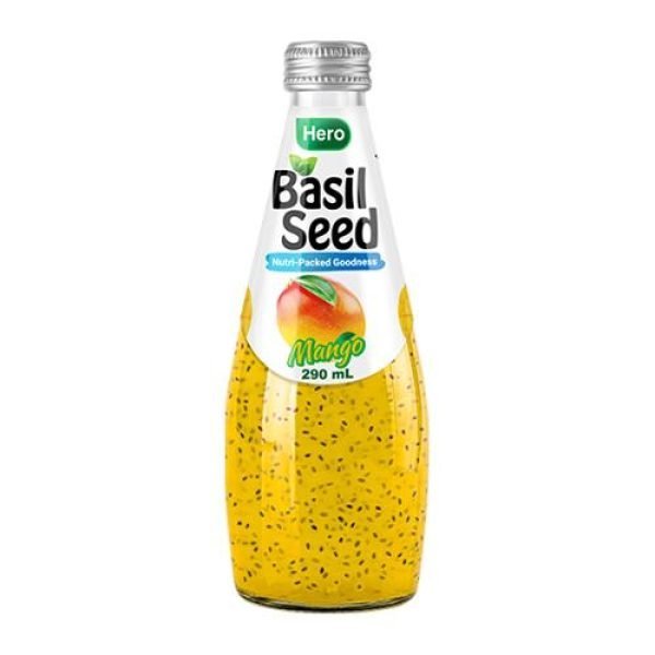 Hero Basil Mango Seed Drink 290ml