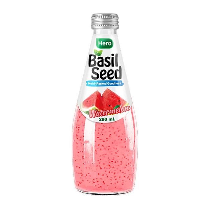 Hero Basil Watermelon Seed Drink 290ml
