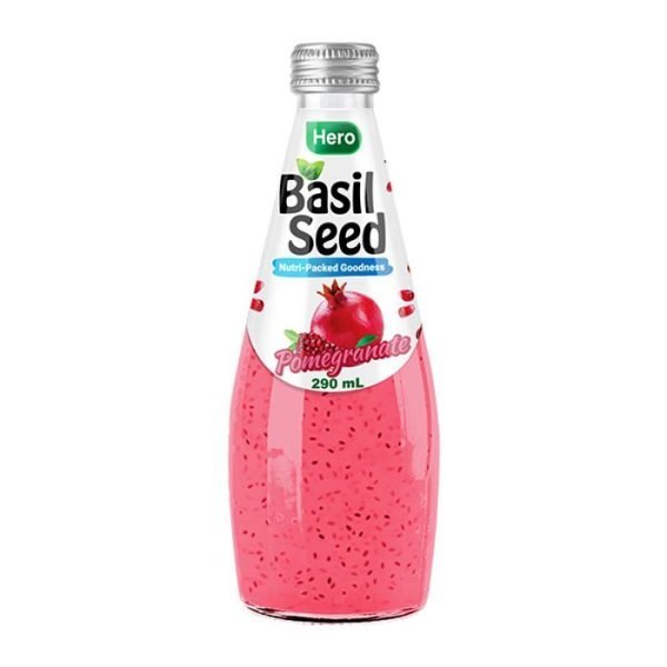 Hero Basil Pomegranate Seed Drink 290ml
