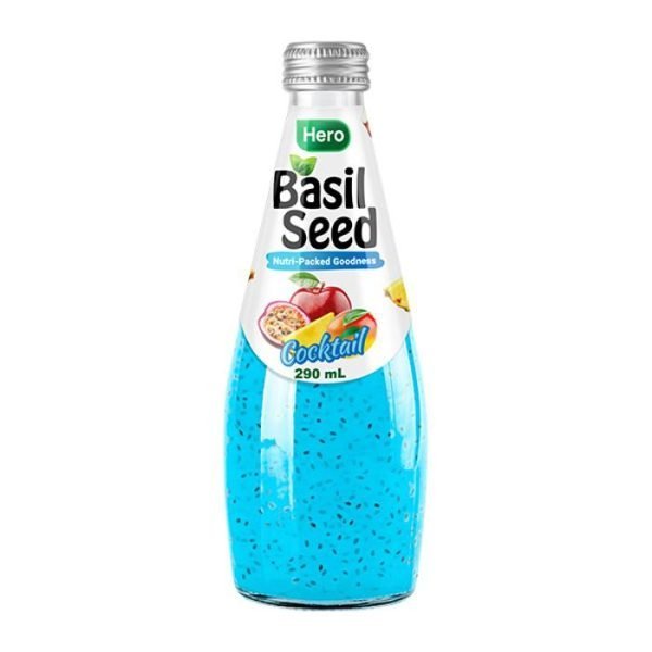 Hero Basil Cocktail Seed Drink 290ml