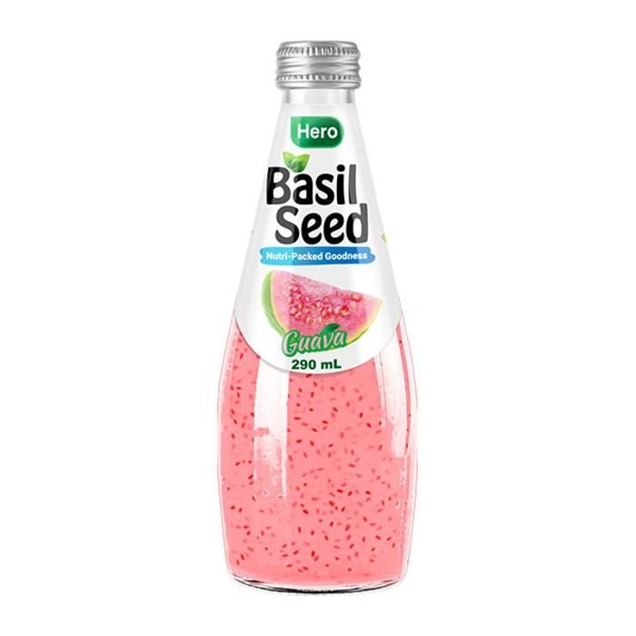 Hero Basil Guava Seed Drink 290ml
