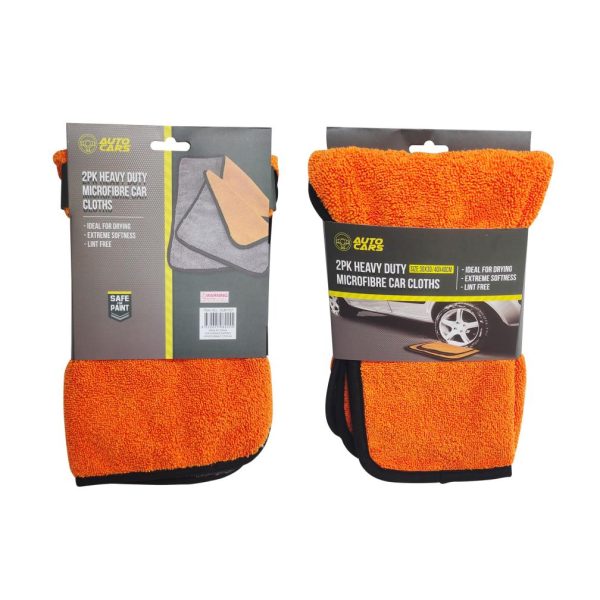 2PK - Microfibre Heavy Duty Car Cleaning Towel