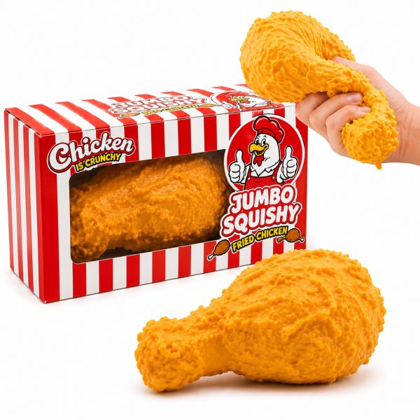 XL Chicken Drumstick Squishy 20cm