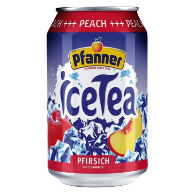 EU Pfanner Ice Tea Peach 330ml