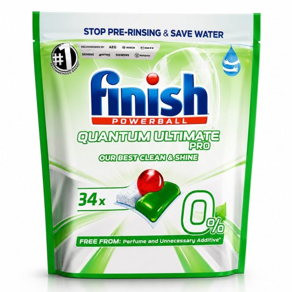 Finish Pk34 Dishwasher Tablets Powerball Quantum Ultimate Pro