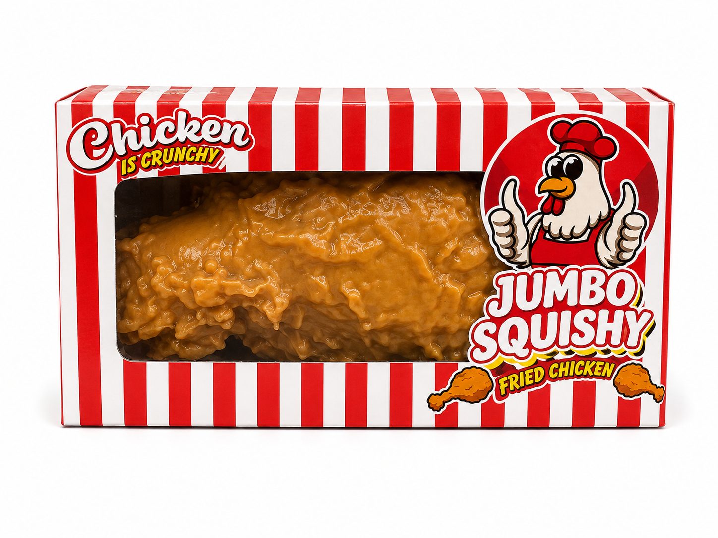 XL Chicken Drumstick Squishy 20cm - Image 2
