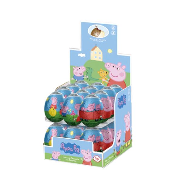 EU Peppa Pig Surprise Egg Counter Display 20g