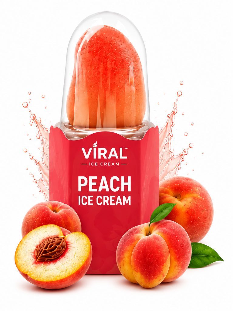 *MELBOURNE DELIVERY ONLY* Viral Peach Ice Cream