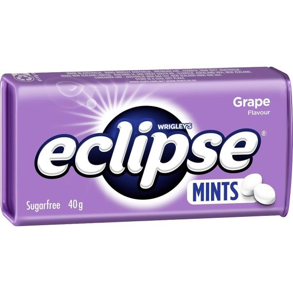 Wrigley’s Eclipse Grape Sugar Free Mints Tin 40g