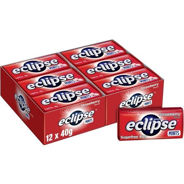 Wrigley’s Eclipse Strawberry Sugar Free Mints Tin 40g
