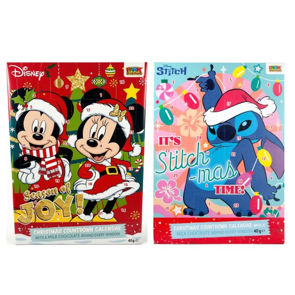Assorted (Stitch / Mickey Minnie) Advent Calendars 40g