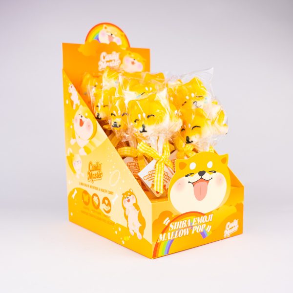 Candy Master Shiba Emoji Mallow Pop 30g