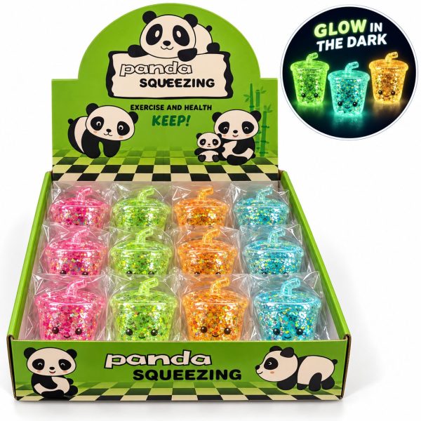 Squishy Maltose Glow in The Dark Bubble Tea