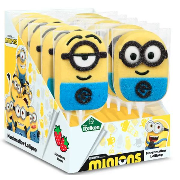 Relkon Minions Marshmallow Pops 45g