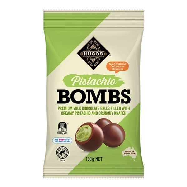Hugos Pistachio Bombs 130g