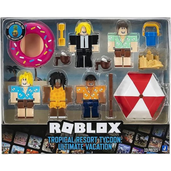 Roblox Figure Multipack Tropical Resort Tycoon Ultimate Vacation 13pc