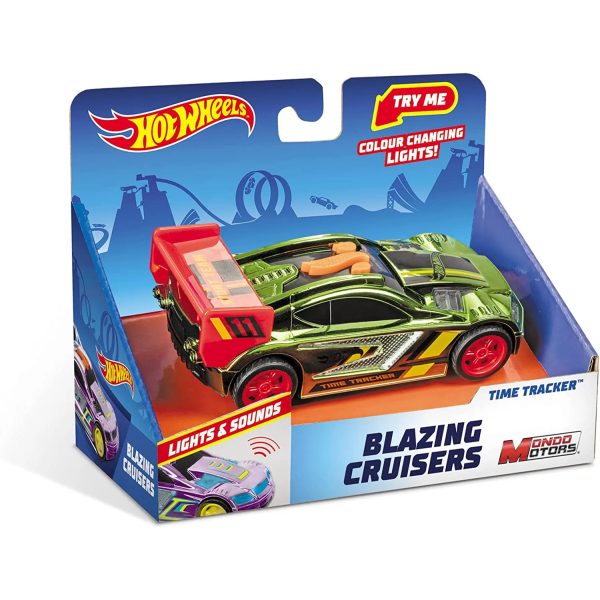 Hot Wheels 5" Lights And Sounds Blazing Cruisers Assorted