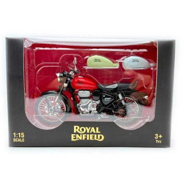 Royal Enfield Classic 350 Pull Back Motorcycle 1:15