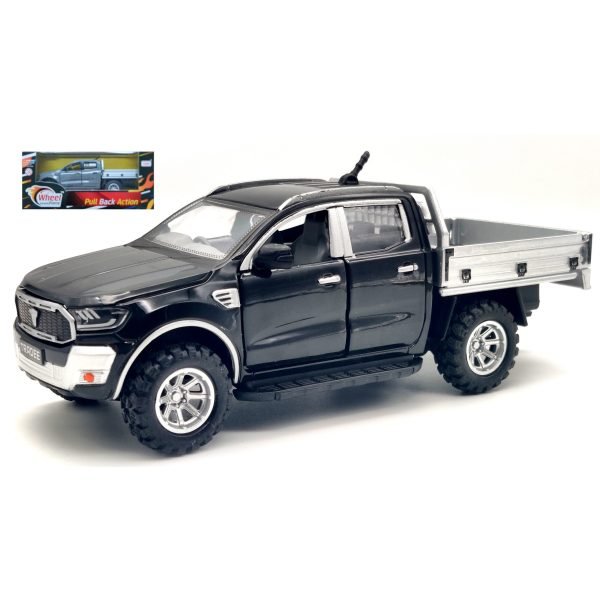 Tradie Pull Back Ute – Black 1:32