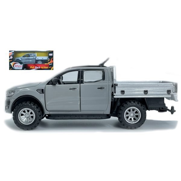 Tradie Pull Back Ute – Grey 1:32
