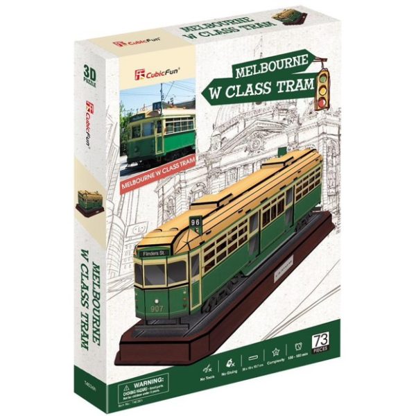 CubicFun Melbourne W-Class Tram Model 38cm