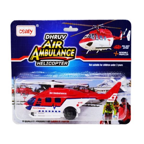 Air Ambulance Pull Back Helicopter